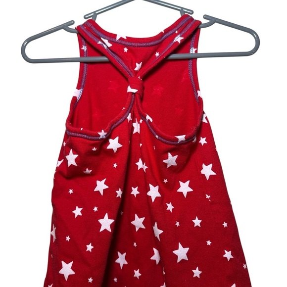 Cat & Jack Toddler Girl Red White and Blue Stars Racerback Dress Size 18 Months - Picture 4 of 9